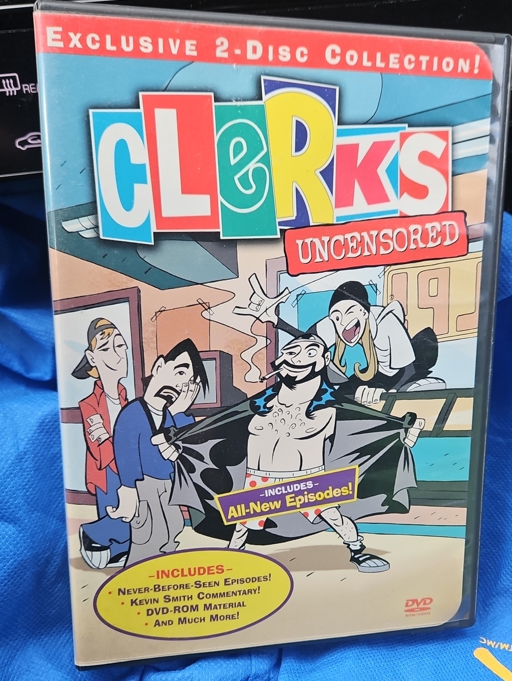 🌟3/$25🌟 Clerks Uncensored DVD — Colorful Illustrated Cover